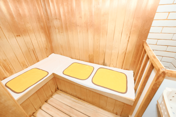 Sauna (located on the southern side of the bathhouse)